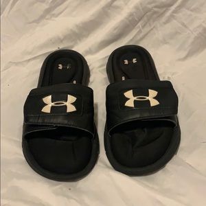 Black Under Armour Slides